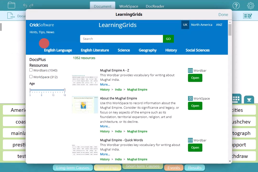 UK-DocsPlus App - LearningGrids tour