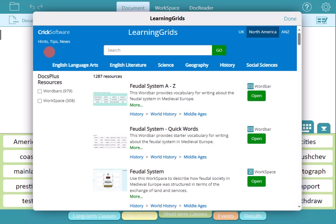 US-DocsPlus App - LearningGrids tour